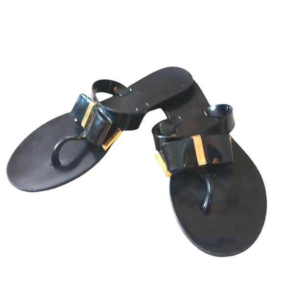 Michael Kors Jelly Bow Slide Sandals Size 7.5-8 - Picture 11 of 13